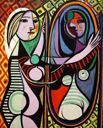 Ragazza prima uno specchio Pablo Picasso